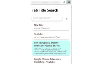 Search Tabs By Title or URL