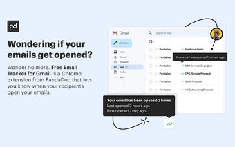 Free Email Tracker for Gmail by PandaDoc