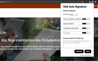 UAb Auto Signature