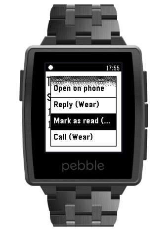 Notification Center for Pebble