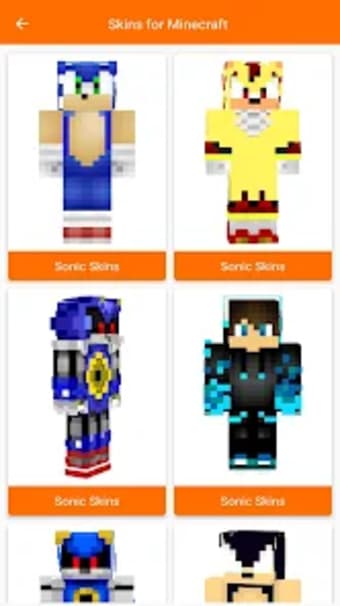 Soni Skins for Minecraft PE