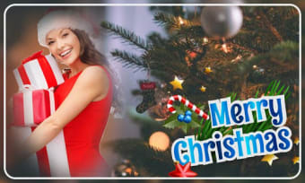 Merry Christmas Photo Frames  Text Stickers
