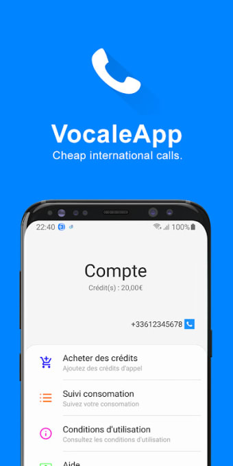 VocaleApp - Cheap call