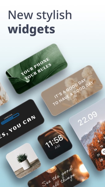 Widget Bar: Custom Home Screen