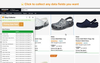 Easy Collector - list data scraper on any webpage