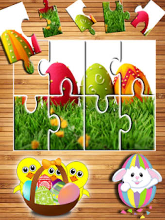 Easter Bunny Egg Jigsaw Puzzle Family Game