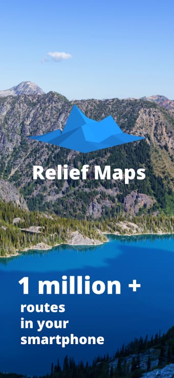 Relief Maps - 3D GPS Hiking  Trail Running  Ski