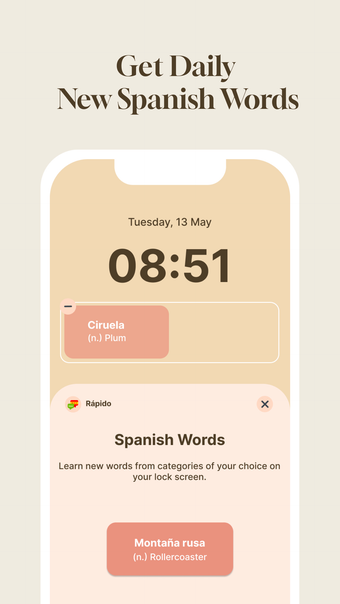 Learn Spanish Words - Rápido