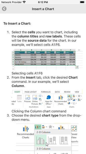 Tutorial for MS Excel