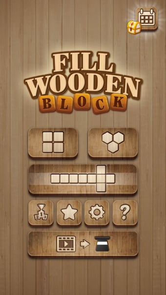 Fill Wooden Block: Wood Puzzle Classic Brick Game