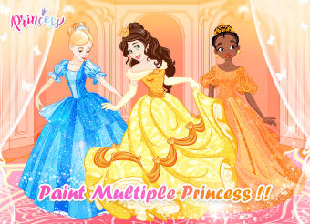 Princess Coloring Book: Special Color by Number