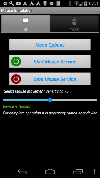 Mouse Demo Simulation Bluetooth