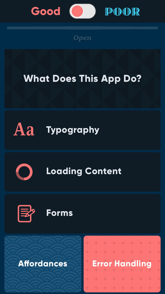 Good vs. Poor UX