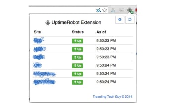 UptimeRobot Extension