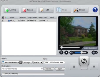 AVCWare Mac iPod Video Converter