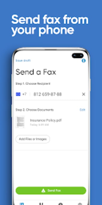Fax App Free - Send Fax Documents from Phone