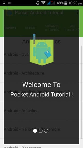 Pocket Android Tutorial