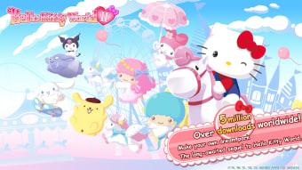 Hello Kitty World 2 Sanrio Kawaii Theme Park Game
