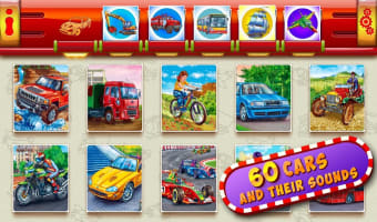World of Cars Car games for boys Smart kids app