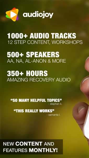 AA Audio Companion App for Alcoholics Anonymous