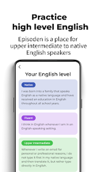 Episoden: English speaking app