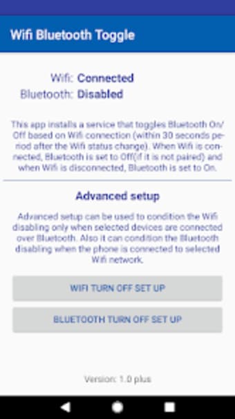 Wifi Bluetooth Toggle