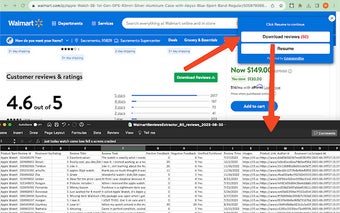 Walmart Reviews Extractor