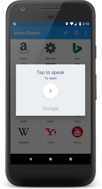 Voice search App
