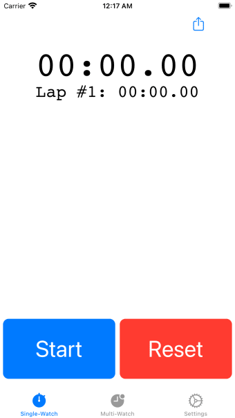 Simple Stop Watch Timer