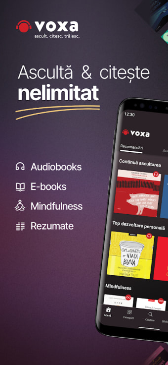 Voxa - Audiobooks  E-books