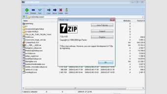 7 Zip - RAR files, Zip files