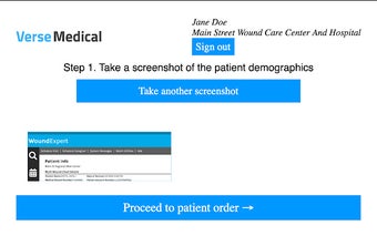 Verse Medical Orders