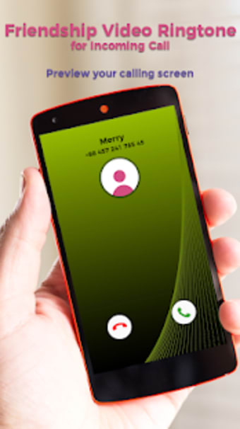 Friendship Video Ringtone for Incoming Call
