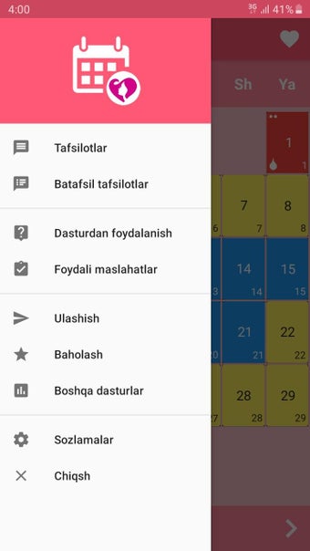 Ayollar kalendari va kundaligi