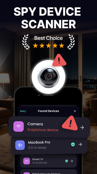 Hidden Cameras Scanner Finder