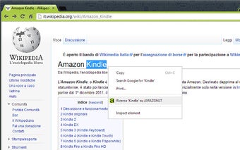 AMAZON.IT Tasto Destro - Direct Search