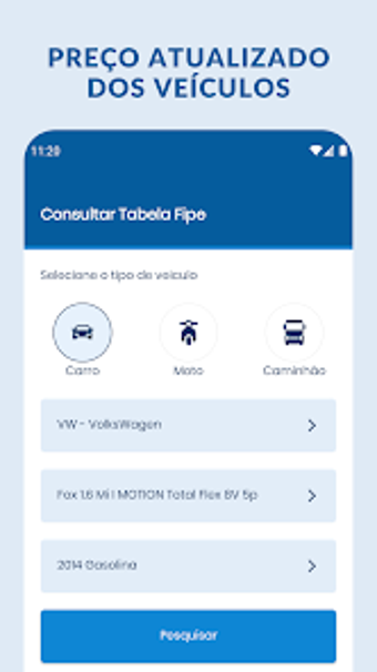 Consultar Tabela Fipe