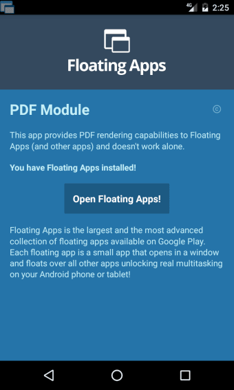 Floating Apps - PDF Module