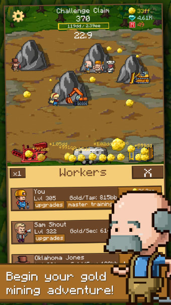 Goldcraft - Idle Games Clicker Games