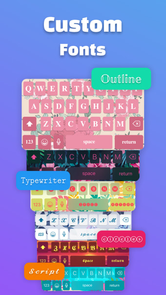 AnyKey: Cool Fonts  Keyboards
