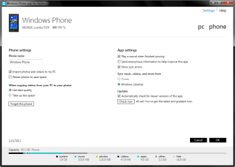 Windows Phone app for desktop