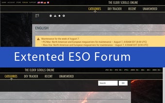 Extented ESO Forum