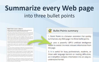 Bullet Points: summarize Web pages with GPT-3