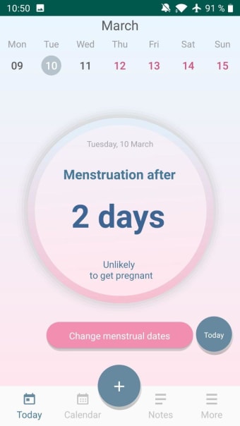 Womens Calendar: Menstrual Cycle Period Tracker