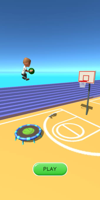 Jump Up 3D: Jump Dunk - Trampoline Basketball game
