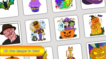 Halloween Color by Number Book