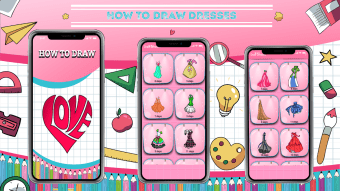 How to Draw Dress Step by Step