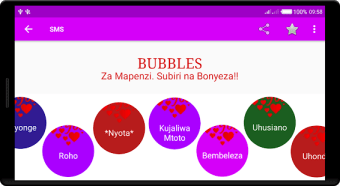 SMS za Bubbles - Mahaba