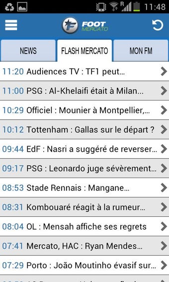 Foot Mercato Pour Android - Télécharger