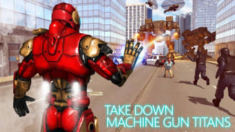 Immortal Iron hero City Rescue Flying Robot Games